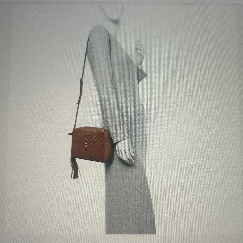 Saint Laurent Suede Lou Camera Bag - Picture 6 of 6